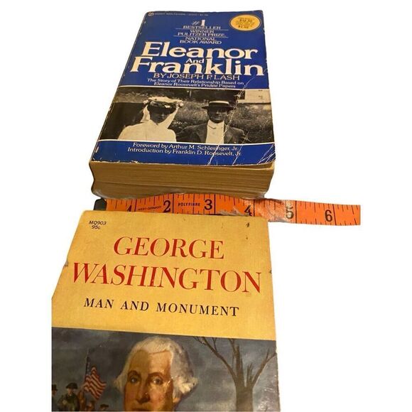 Lot Of 3 Presidential Paperback Books George Washington Eleanor And Franklin - Picture 10 of 15